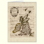 Isles Britanniques - 1700 Nicolas Fils Sanson Map cards