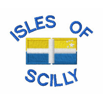 Isles of Scilly and Scillonian Cross Sleeve Polo embroidered shirts by severecci Isles of Scilly and Scillonian Cross Sleeve Polo embroidered shirts