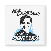 ismyhomeboy - Sam Brownback magnets