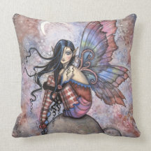 Isobel the Introvert Fairy Fantasy Art Pillows
