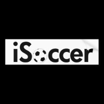 iSoccer (ball) bumper stickers by bumper2bumper iSoccer (ball) bumper stickers