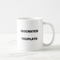 ISOCRATES YOUPLATO mugs