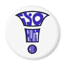 isoHunt Exclamation! Fridge Magnet