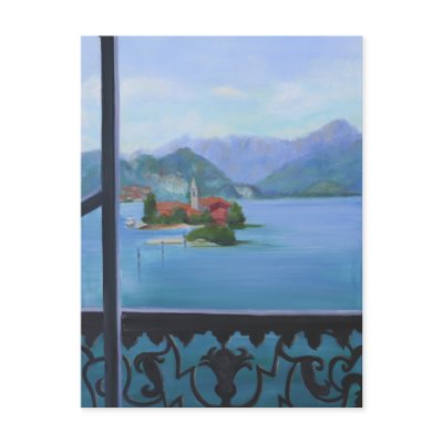 Isola  Balcony Postcards by susanpaynetrutna