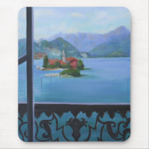 Isola Bella Balcony mousepads by susanpaynetrutna Isola Bella Balcony mousepads