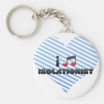 Isolationist fan keychains