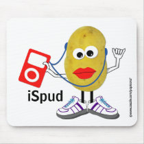 'ispud' humorous parody Mousepad by popiconz 'ispud' humorous parody Mousepad