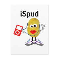 'iSpud' humorous parody Postcard by popiconz 'iSpud' humorous parody Postcard