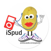 'ispud' humorous parody Sticker by popiconz 'ispud' humorous parody Sticker