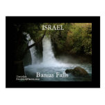ISRAEL Banias Falls Postcard