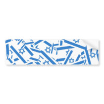 Israel Collage bumper stickers by prawny Israel Collage bumper stickers