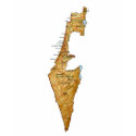 Israel Flag and Map T-Shirt