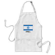 Israel Flag Apron