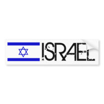 Israel Flag Bumper Stickers
