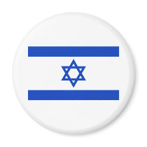 Israel Flag Fridge Magnet