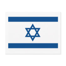 Israel Flag Postcard by FlagTshirts Israel Flag Postcard