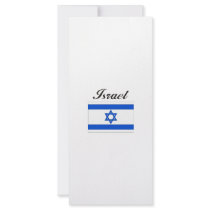 Israel Flag rack cards