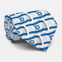 Israel Flag Tie by LivingFlags2 Israel Flag Tie