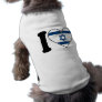 Israel Heart Flag Dog Tshirt
