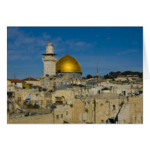 Israel, Jerusalem, Dome of the Rock Greeting Card