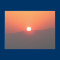 Israel Masada Sunrise Postcard