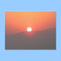 Israel Masada Sunrise Postcard - Customized