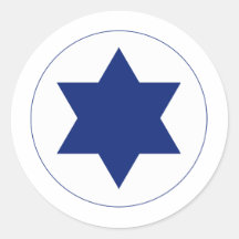 Israel roundel round stickers