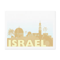 Israel Vintage Postcard by Method77 Israel Vintage Postcard