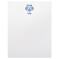 Israeli Cutie letterhead by EthnoShirts Israeli Cutie letterhead