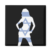 israeli  flag magnets