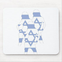 israeli  flag mousemat