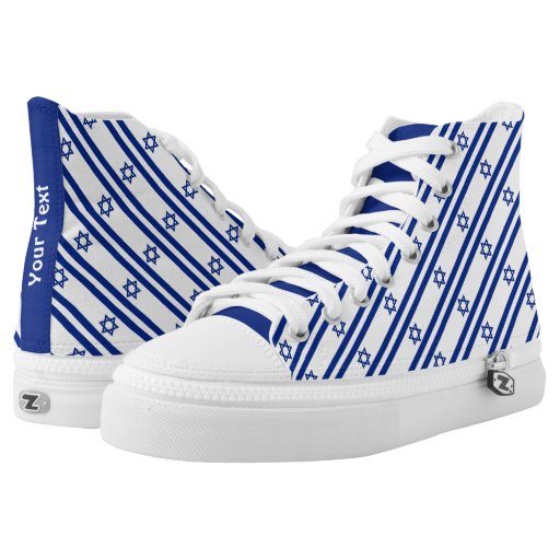 Israeli Flag Printed Shoes Zazzle
