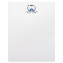 Israeli For Life letterhead by EthnoShirts Israeli For Life letterhead