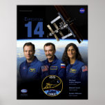 ISS Expedition 14 Mission Poster posters