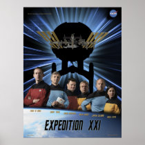 ISS Expedition 21 Mission Poster