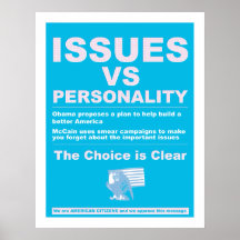 Issues vs Personality Posters