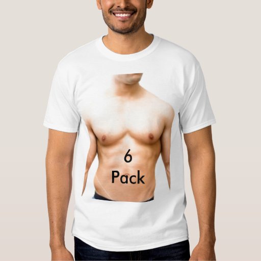 Ist21063532sixpackabsinunderwear 6 Pack T Shirt Zazzle