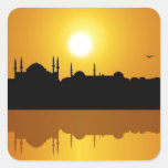 Istanbul And Sunset Sticker