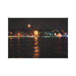 Istanbul ate night canvas prints