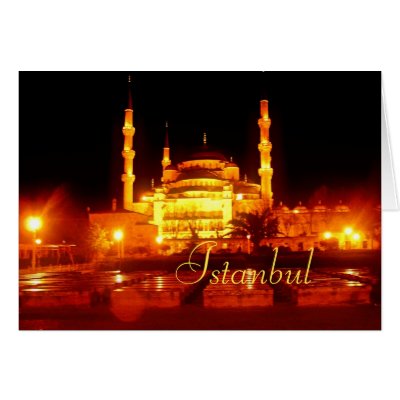Istanbul Nights Card by webgrrl