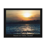 Istanbul Sunset Postcard