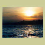 Istanbul Sunset Postcard postcards