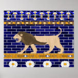Istar Gate Lion Wall Print
