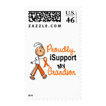 iSupport 1 SFT Leukemia MS Kidney Cancer GRANDSON Stamps