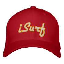 iSurf Logo embroidered hats by ktreadwe iSurf Logo embroidered hats