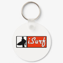 iSurf Red keychains