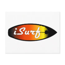 iSurf Surfboard postcards