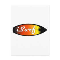 iSurf Surfboard postcards
