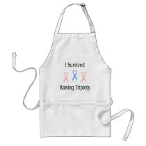 ISurvivedRaisingTripletsGirlBoyGirl2 aprons by awareness ISurvivedRaisingTripletsGirlBoyGirl2 aprons