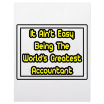 It Aint' Easy...World's Greatest Accountant Letterhead